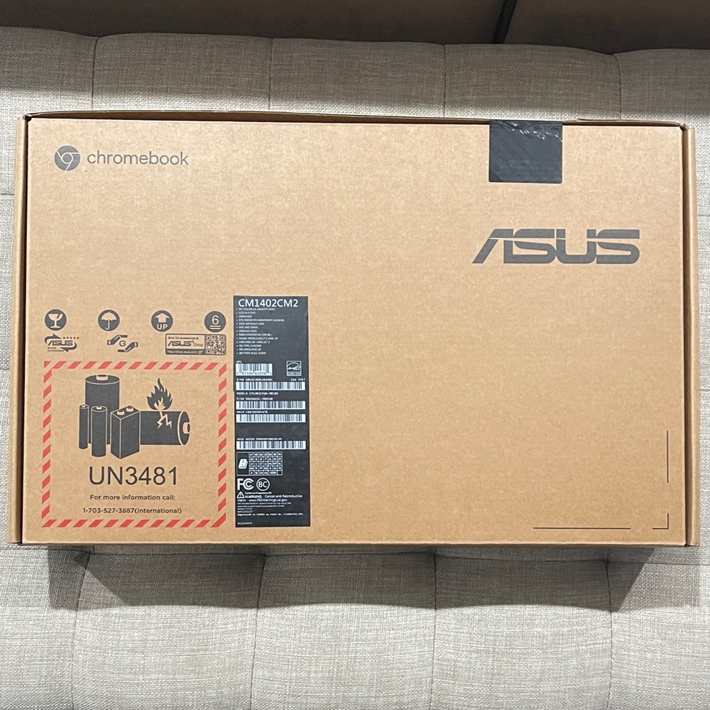 BRAND NEW! Unopened box - ASUS Chromebook Laptop CM1402CM2. Color. Gravity Grey.